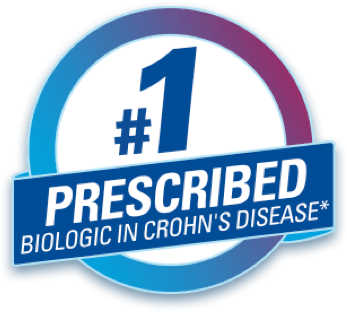 #1 prescribed biologic in Crohn’s disease